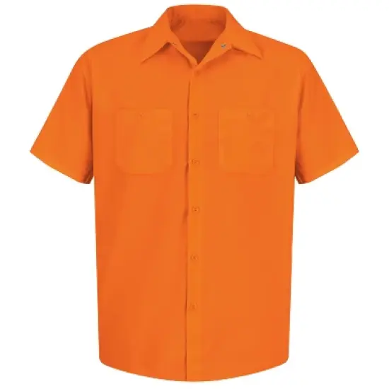 Red Kap&reg; Short Sleeve Enhanced Visibility Work Shirt image {3}