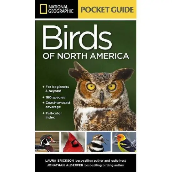 National Geographic Pocket Guide to the Birds of North America - by  Laura Erickson (Paperback) image {1}