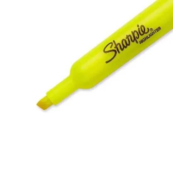 Sharpie Accent Tank Style Highlighter Chisel Tip Fluorescent Yellow 36/Box 1920938 image {3}
