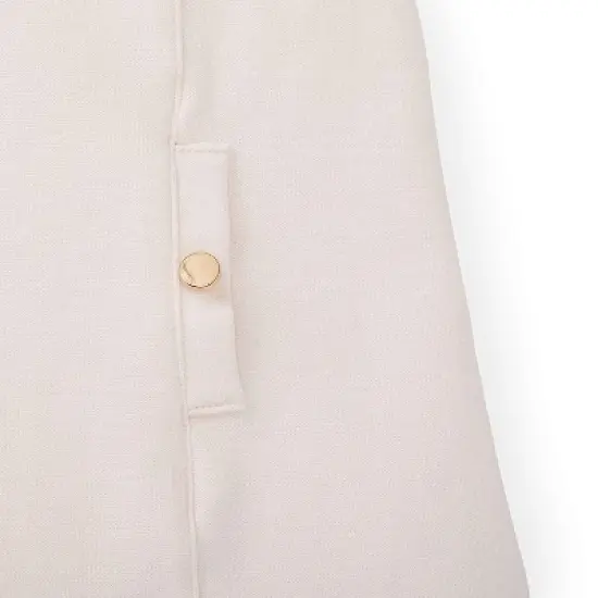 Hope & Henry Girls' Ponte Dress with Petite Collar, Infant image {2}