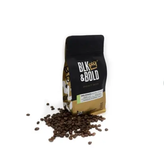 BLK & Bold Limu Ethiopia Natural Processed, Light Roast Whole Bean - 12oz image {1}