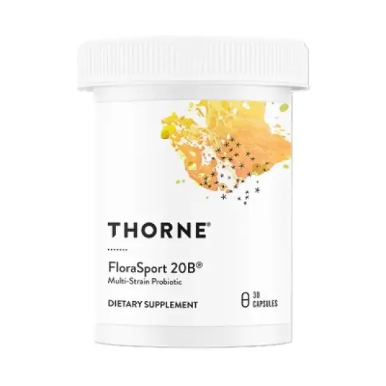 THORNE - FloraSport 20B Probiotic Supplement - 20 Billion Active Cultures per Capsule - NSF Certified for Sport - 30 Capsules image {7}