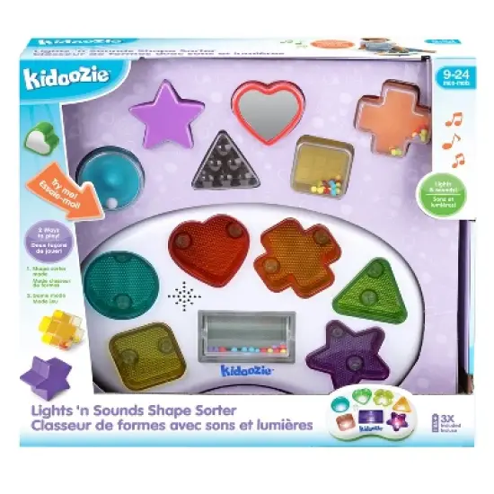 Kidoozie Lights n Sounds Shape Sorter for Toddlers Ages 9-24 Months image {2}