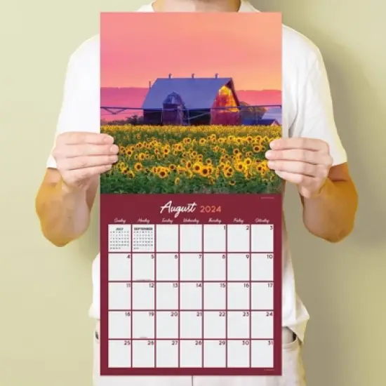 TF Publishing 2024 Wall Calendar 12"x12" Midwest is Best image {3}