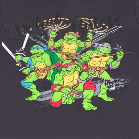  Teenage Mutant Ninja Turtles Leonardo Michelangelo Raphael T-Shirt and Mesh Shorts Outfit Set Toddler to Big Kid  image {5}