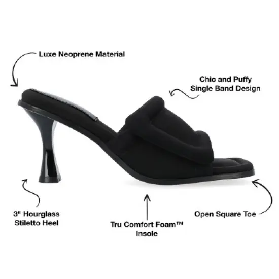 Journee Collection Womens Addriel Tru Comfort Foam Mid Heel Open Toe Pumps image {7}