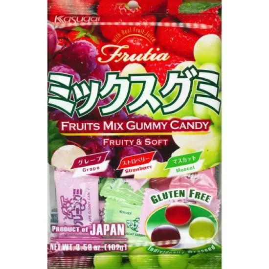 Kasugai Frutia Traditional Mix Gummy Candy - 3.59oz image {4}