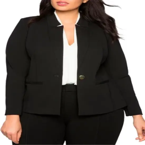 ELOQUII Women&rsquo;s Plus Size The Ultimate Stretch Suit Blazer image {6}