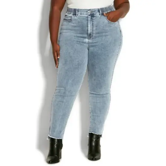 Women's Plus Size So Comfy Ankle Jean  - Ltws | AVENUE image {6}