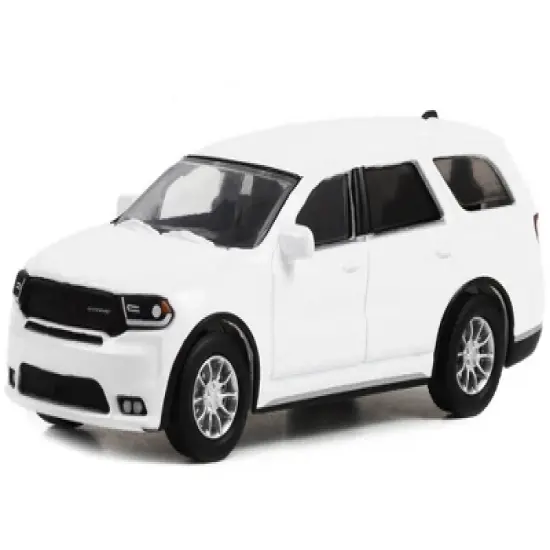 2022 Dodge Durango Pursuit Police Car White "Hot Pursuit" "Hobby Exclusive" Series 1/64 Diecast Model Car by Greenlight image {1}