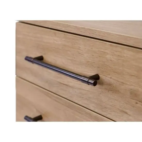 Abbott Contemporary 3 Drawer Wood Laminate File Cabinet Light Brown - Martin Furniture image {5}