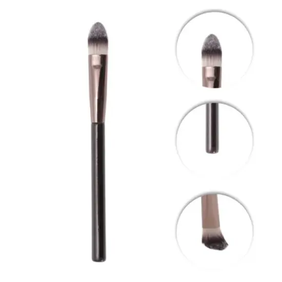 Unique Bargains Durable Mask Brush Brown 1 Pc image {2}