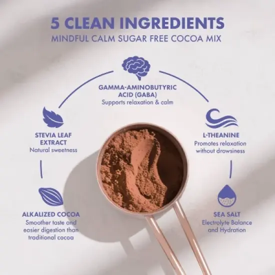 Mindful Nutrition Mindful Calm Cocoa Mix - 2.1oz image {2}