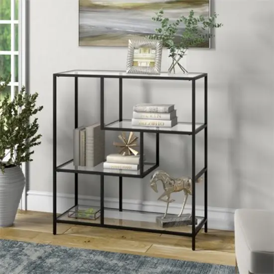Black Bronze Bookcase - Henn&Hart image {3}