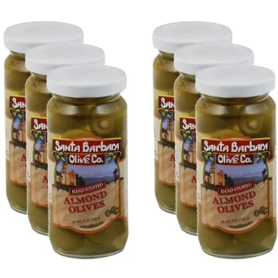 Santa Barbara Almond Olives - Case of 6 - 5 oz. image {6}