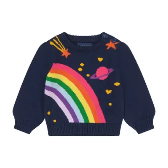 Andy & Evan  Toddler  Girls Rainbow Space Sweater Set image {3}