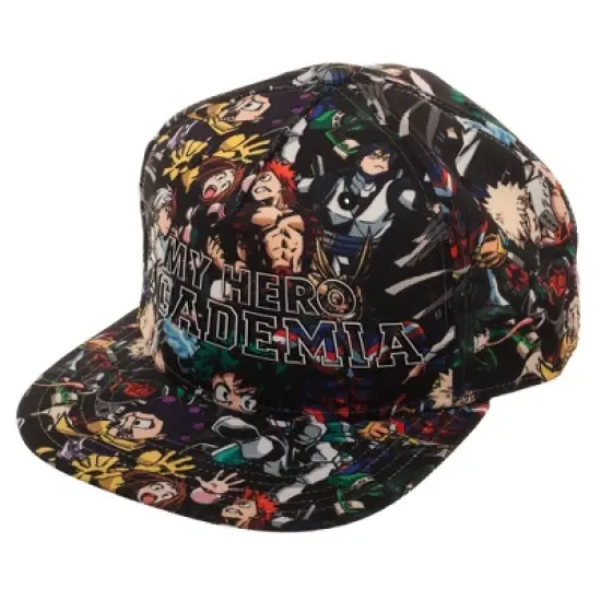 My Hero Academia Allover Art Snapback Hat image {2}