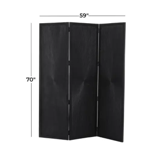 Contemporary Mango Wood Room Divider Screen - Olivia & May image {5}