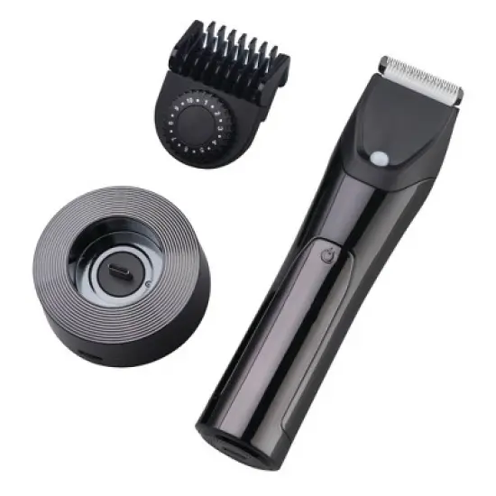 Barbasol LED Display Rechargeable with Hypoallergenic Blades and Precise Length Comb Battery Beard Trimmer - Trial Size - 5ct image {5}