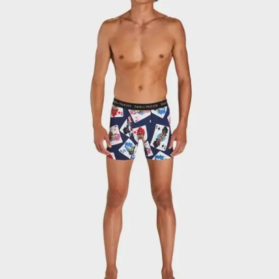 Pair of Thieves Men's Queens Super Fit Boxer Briefs - Royal Blue image {4}