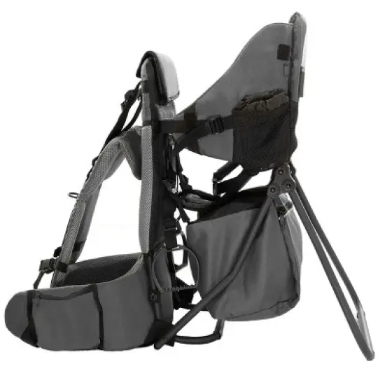 ClevrPlus CC Hiking Child Carrier Baby Backpack Camping for Toddler Kid, Grey image {3}