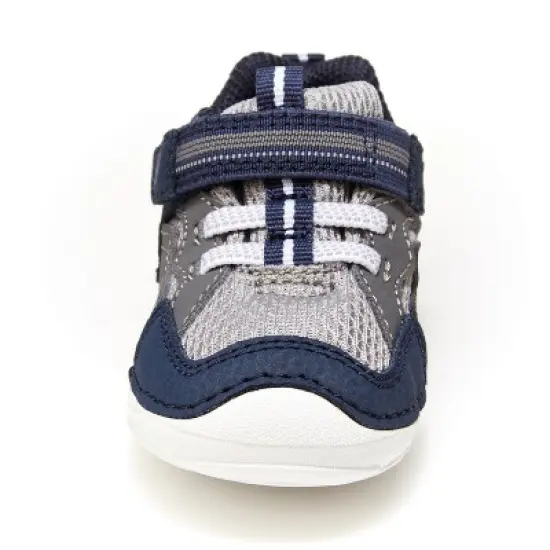 Stride Rite Kids Unisex Kylo Sneaker | 5 | Navy/Grey image {4}
