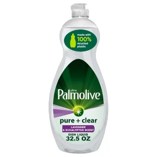Palmolive Ultra Pure + Clear Liquid Dish Soap - Lavender and Eucalyptus - 32.5 fl oz image {11}