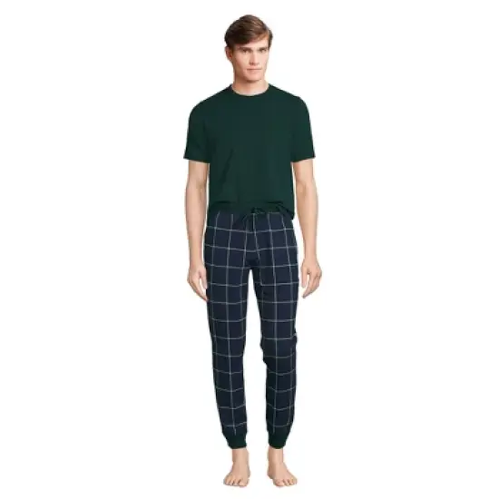 Lands' End Men's Knit Jersey Pajama Sleep Set image {11}