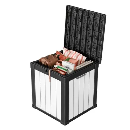 MAYEERTY 50 Gallon Large Capacity Outdoor Deck Box for Patio Furniture Cushions, Pillow with Wheels image {1}