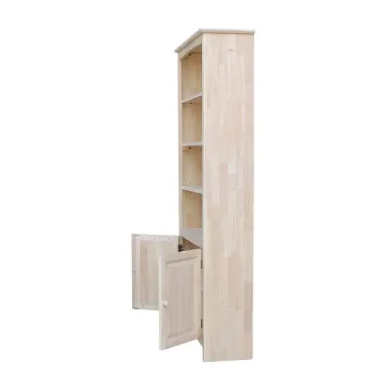 72" Shaker Bookcase with Two Lower Doors - International Concepts image {6}