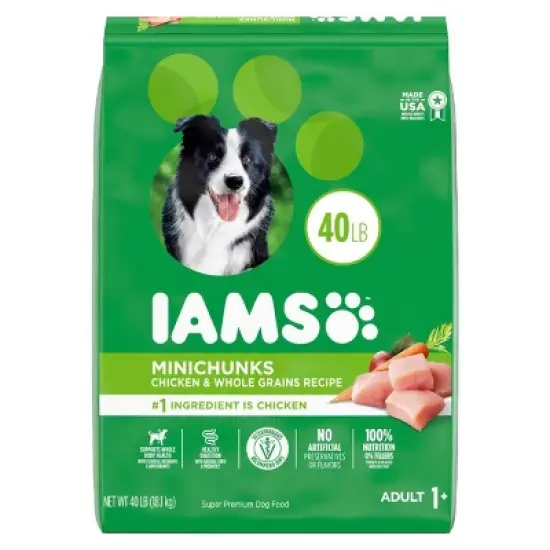 IAMS Proactive Health Minichunks Chicken & Whole Grains Recipe Adult Premium Dry Dog Food image {10}