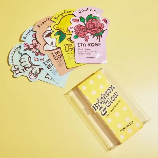 TONYMOLY Brighten & Glow Sheet Mask Set image {3}