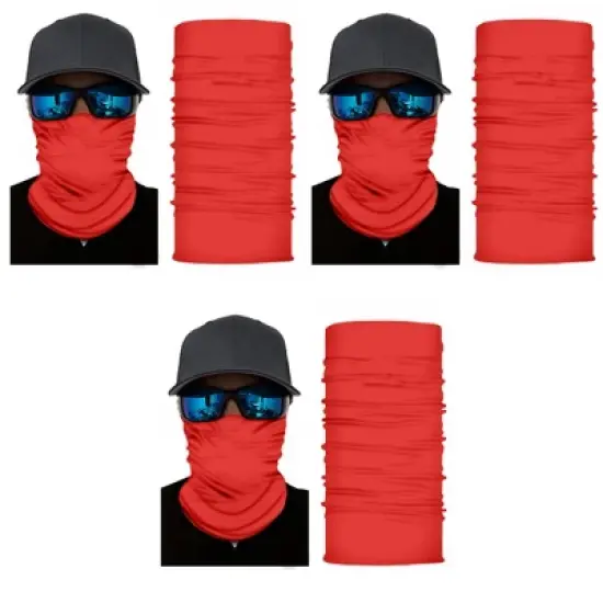 3 Pack Neck Gaiters Lightweight and Breathable Face and Neck Covers image {12}