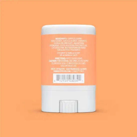 Native Aluminum-Free Deodorant - Sweet Peach & Nectar - Trial Size - 0.35oz image {8}