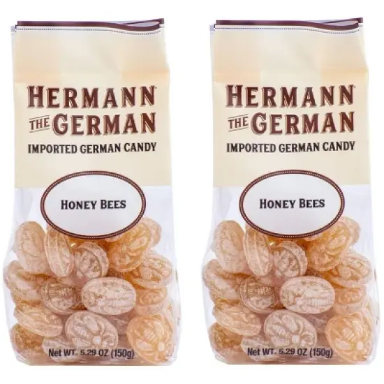 Hermann the German Honey Bees Bavarian Hard Candy 5.29 oz. / 150 g (Pack of 2) image {6}
