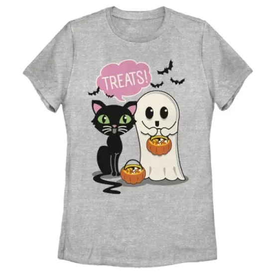 Women's Lost Gods Halloween Treat Friends T-Shirt image {3}