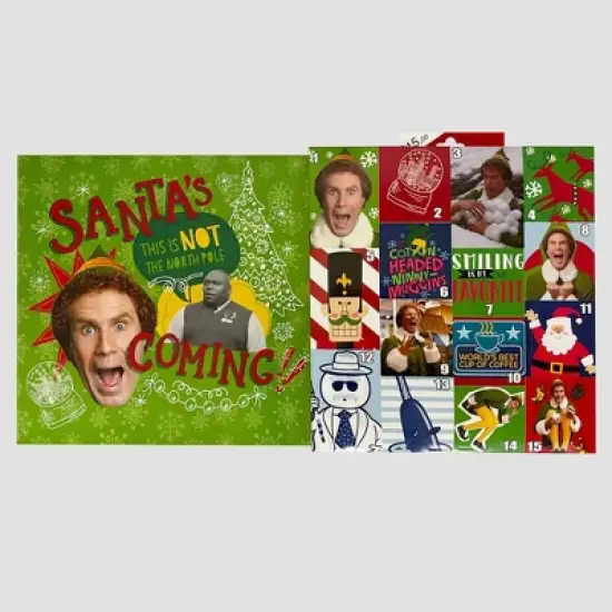 Men's Elf 15 Days of Socks Advent Calendar - Assorted Colors 6-12 image {2}