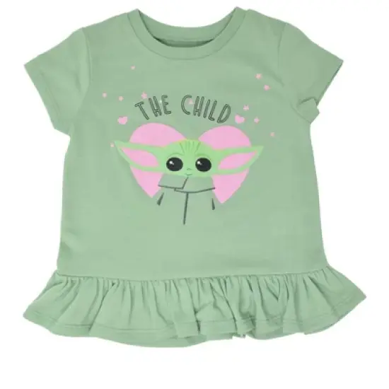 Star Wars The Mandalorian The Child Girls T-Shirt and Leggings Outfit Set Toddler image {1}