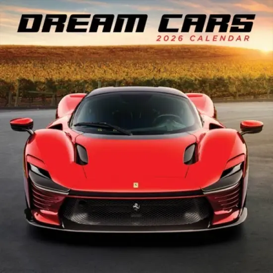 TF Publishing 13.5"x14.5" 2026 Dream Cars Wall Calendar image {1}