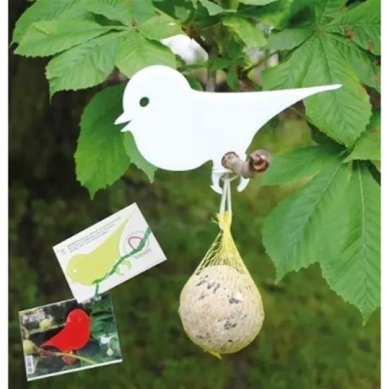 XXD Astwart Plastic Bird Feeding Station/Tree Decoration, White image {2}