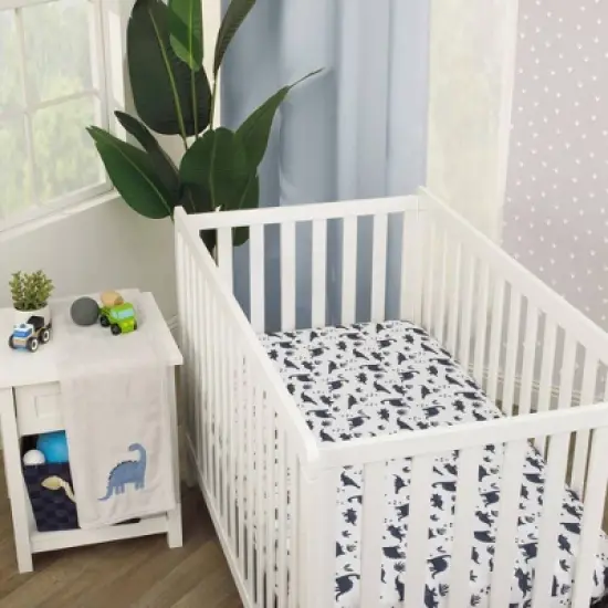 Carter's Dino Adventure Print Crib Sheet image {3}