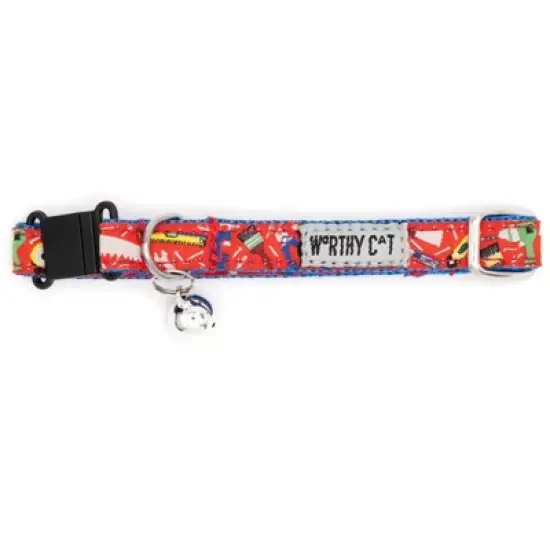 The Worthy Dog Tools Breakaway Adjustable Cat Collar image {2}