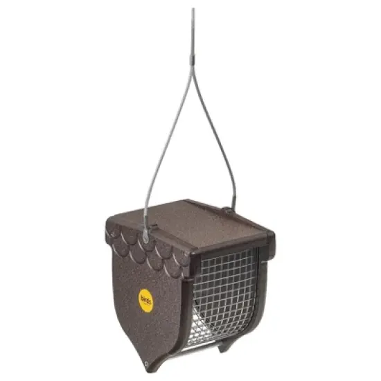 Birds Choice Acorn Shaped Peanut Bird Feeder - Brown: Weather-Resistant, No Assembly, PET Material image {4}