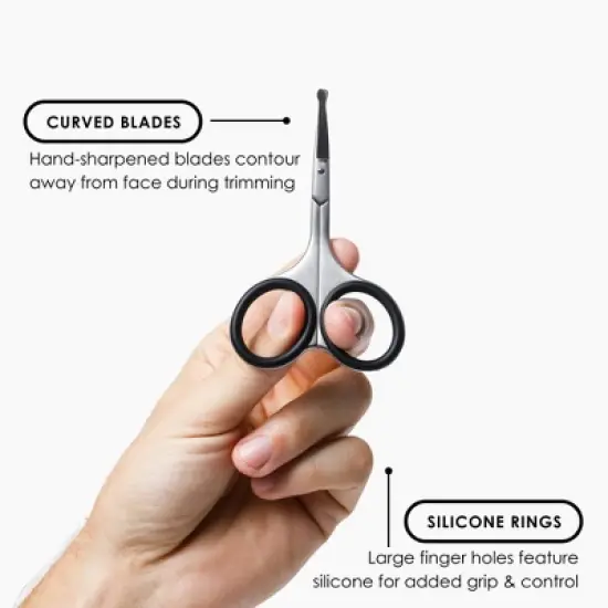 JAPONESQUE Men's Essential Facial Grooming Scissor image {3}