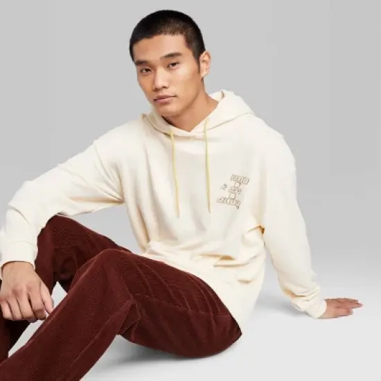 Men's Regular Fit Hooded Pullover Sweatshirt - Original Use&trade; Light Ivory image {3}
