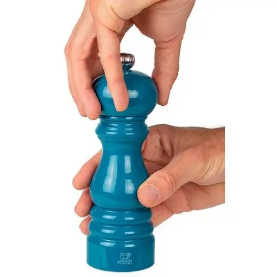Peugeot | Paris u'Select Salt Mill, Wood, Pacific Blue, 18 cm - 7 in image {2}