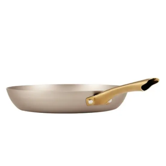 Farberware Radiant 12" Nonstick Open Skillet: Dishwasher-Safe, Gas & Electric Compatible, Phenolic Handle, Beige image {8}