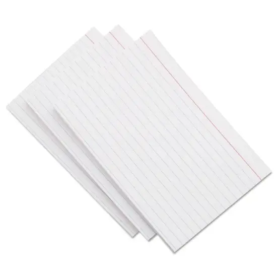 UNIVERSAL Ruled Index Cards 4 x 6 White 500/Pack 47235 image {5}