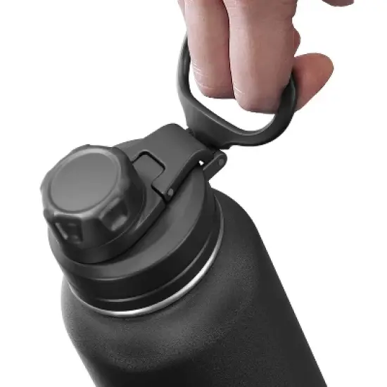 HydraPeak 32oz Wide Mouth Stainless Steel Water Bottle image {4}