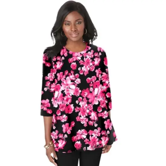 Jessica London Women&rsquo;s Plus Size Swing Tunic image {24}